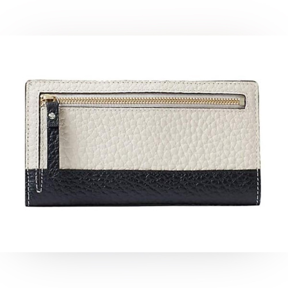❌SALE❌NWT KATE SPADE STACY LARGE SLIM BIFOLD WALLET BAY STREET Priced to sell. - Picture 2 of 7